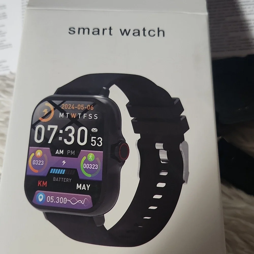 Black Smart Watch for Men/Women